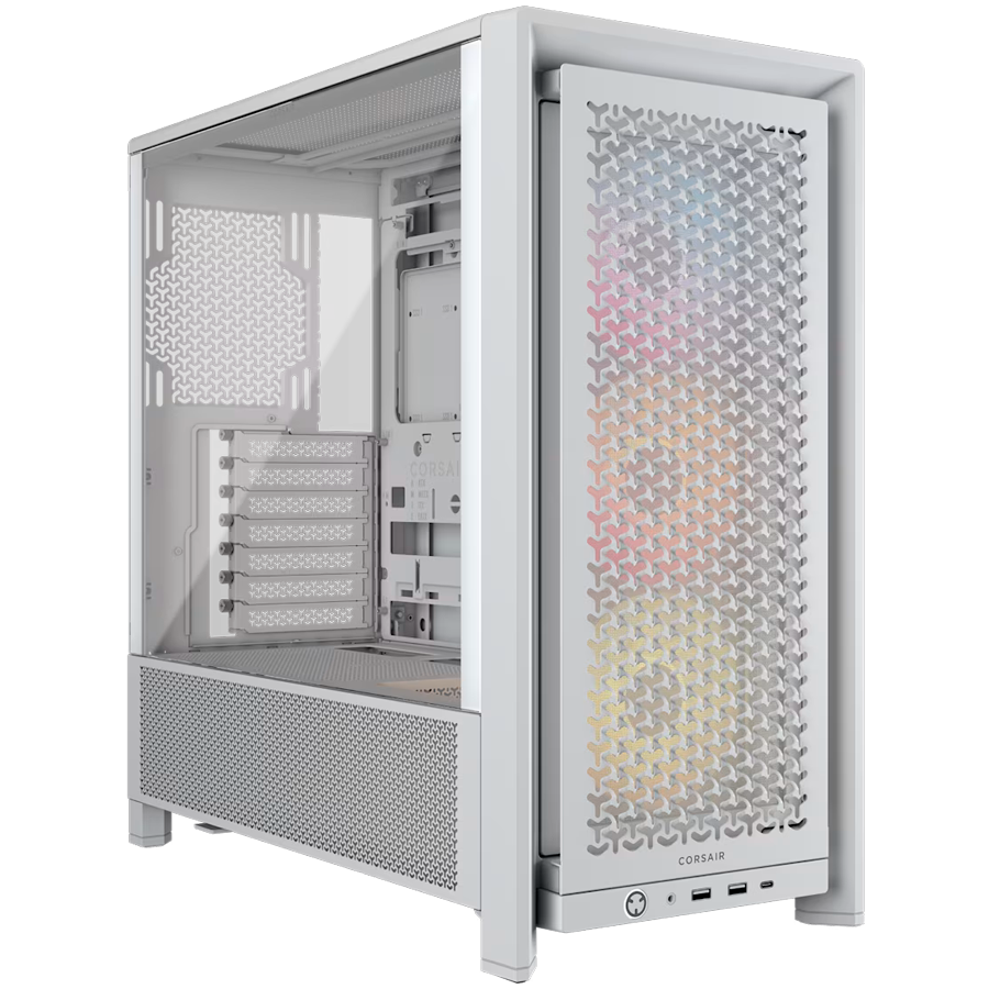 Корпус Corsair FRAME 4000D RS ARGB (CC-9011297-WW) [Midi Tower, 3 x 120 мм ARGB, белый]