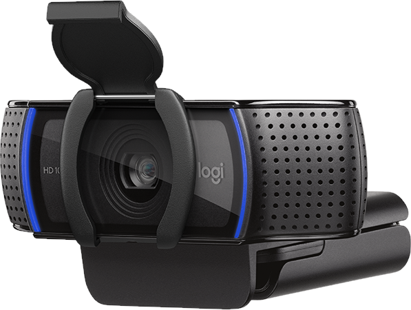Вебкамера Logitech C920S WebCamera full HD, photo, mic, USB, [960-001252]