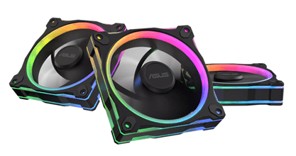 Вентилятор для корпуса ASUS PRIME MR120 FAN ARGB BLACK 3IN1 120x120x28 MR120-1/BK/3 IN 1//