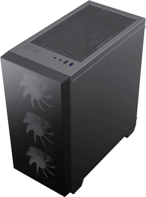Корпус GameMax Aero mini ECO Black (1110-6607R0018) [Mini Tower, 3 x 120x120 мм, черный]