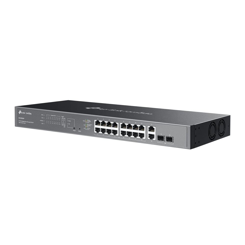 Коммутатор TP-Link Omada ES220GMP PoE+ GbE Easy Managed  20-портовый 