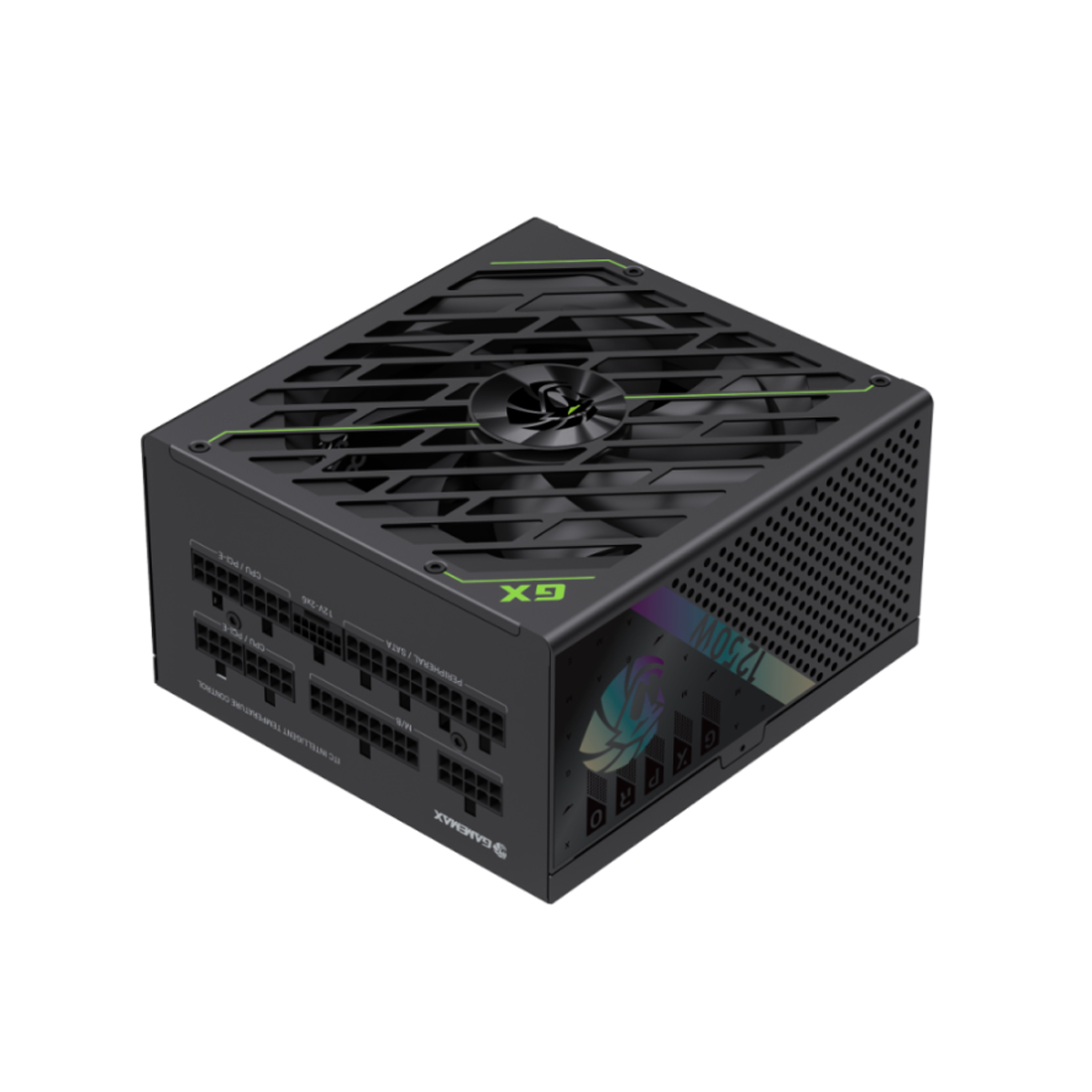 Блок питания GameMax GX PRO 1250G (2121-1250B0027) [1250 Вт, 80 PLUS Gold, 10x SATA, 4 x 6+2 pin PCIe, 2x 4+4 pin CPU, ATX]