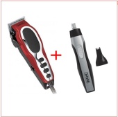 Машинка для стрижки волос Wahl Close Cut Pro красный + Wahl Nose trimmer