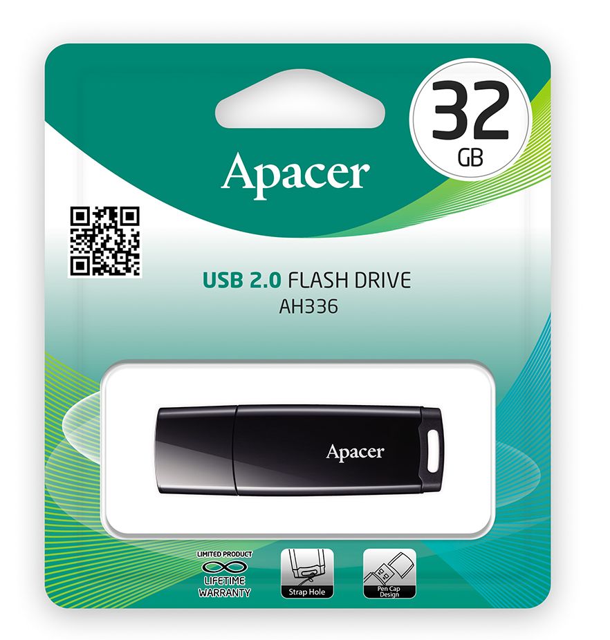 USB Флеш Apacer AH336 32GB Чёрный