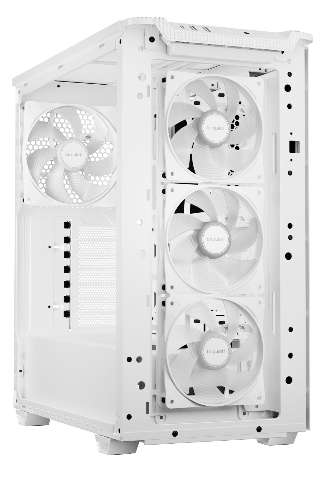 Корпус Be quiet! Pure Base 501 LX (BGW79) [Midi Tower, 3 x 120 см ARGB, 1 x 140 см, белый]