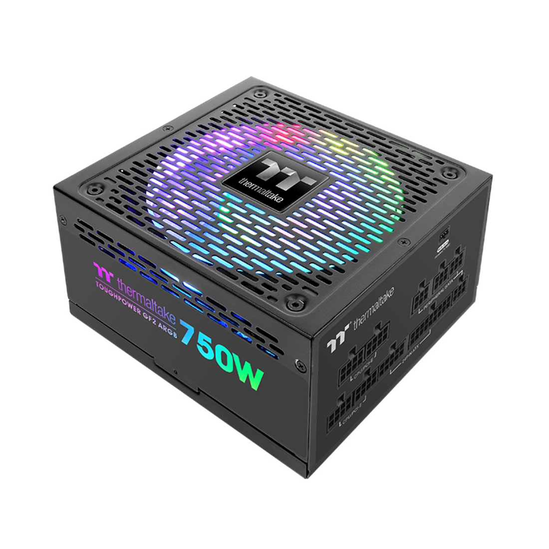 Блок питания Thermaltake Toughpower GF2 ARGB [750 Вт, 80 PLUS Gold, 9x SATA, 4x 6+2 pin PCIe, 1x 4+4 pin CPU, EPS12V]