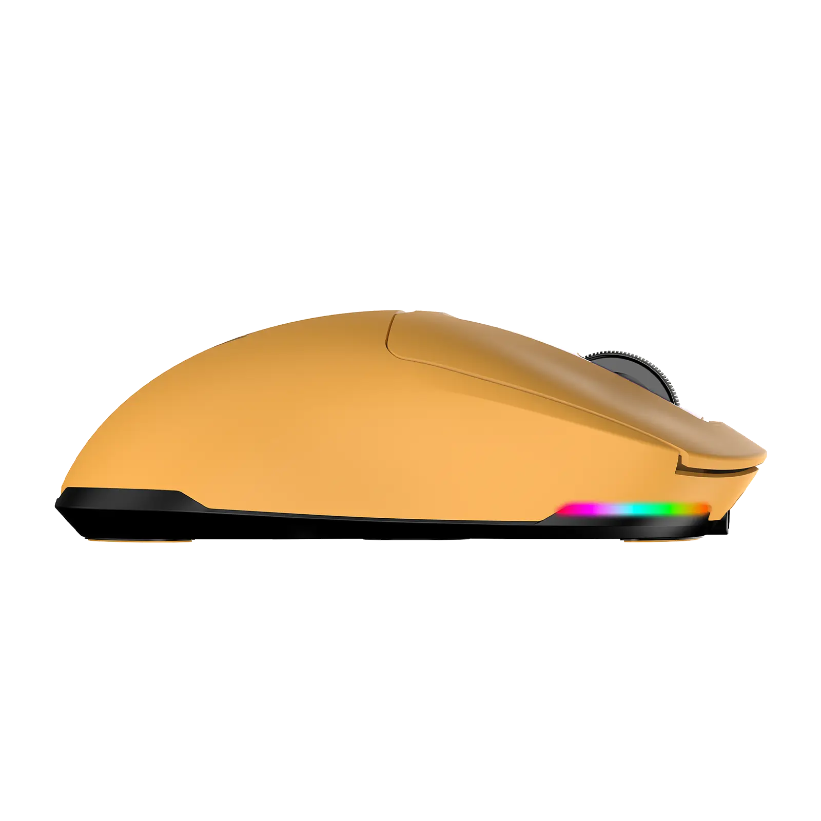 Мышь MeeTion Air GW24 [проводная + беспроводная, светодиодная, 8000 DPI, 1000 Гц, подсветка, желтый]