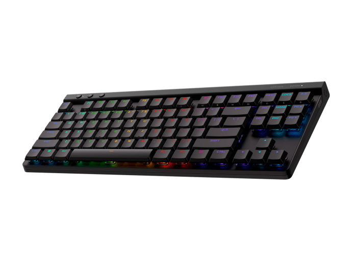 Клавиатура Logitech G515 TKL (920-012538) [механическая, проводная + беспроводная, RGB подсветка, Tactile, черная]