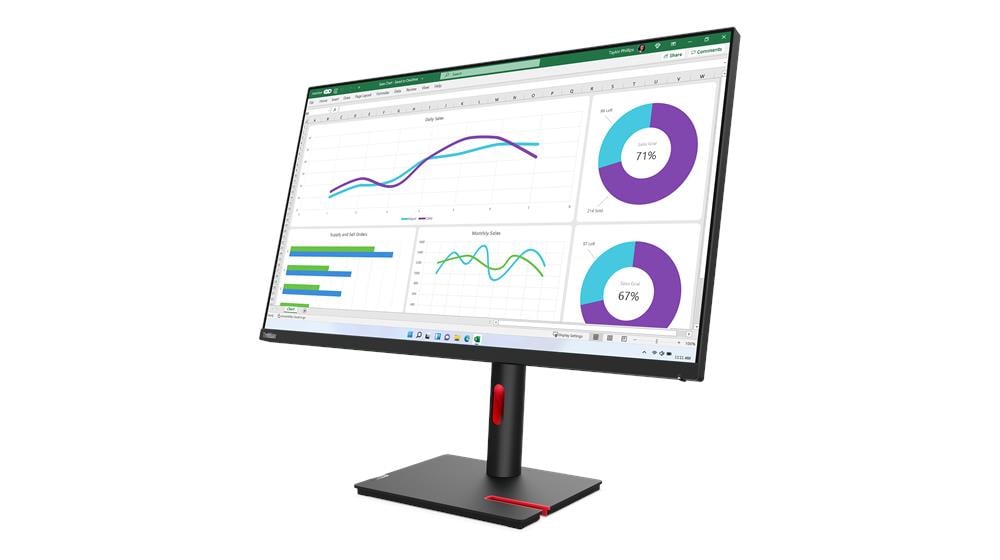 Монитор Lenovo ThinkVision T32h-30 (63D3GAT1EU) [31.5", IPS, 2560x1440, 60 Гц, 4 мс, HDMI, DisplayPort, USB Type-C]