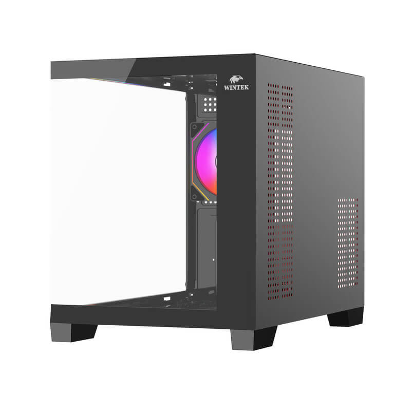 Корпус Wintek 520-B TG [Midi Tower, 3 × 120 мм ARGB, Черный]