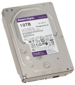 Жесткий диск Western Digital Purple Pro (WD101PURA-64) [10 ТБ, 3.5", SATA III, 7200 об./мин, кэш - 256 МБ, для систем видеонаблюдения]