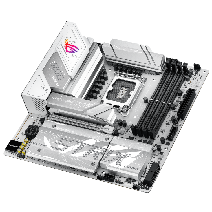 Материнская плата Asus ROG STRIX B860-G GAMING WIFI [LGA 1851, Intel B860, 4xDDR 5, 4xM.2, 1xPCI-E x16, Micro-ATX]