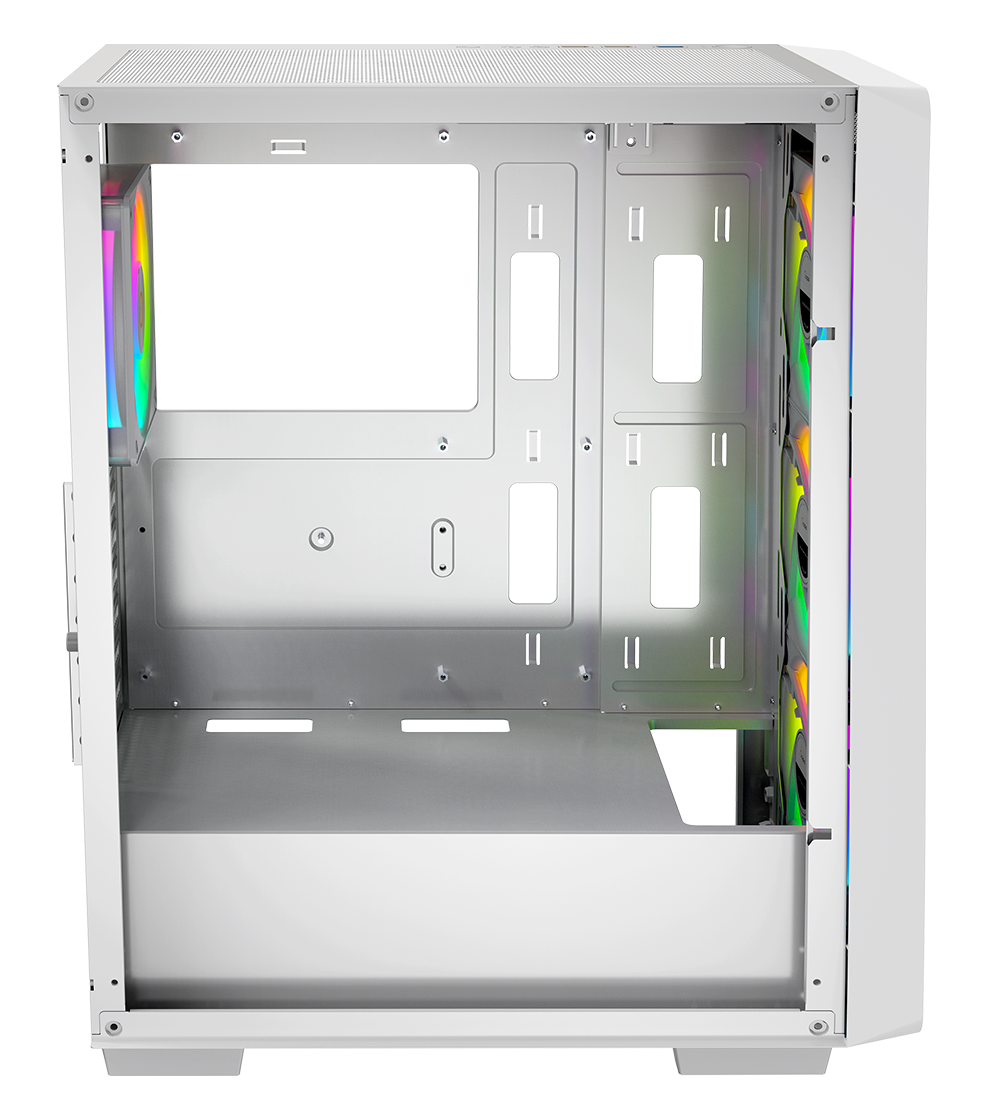 Корпус Ocypus Gamma C60 ARGB (Gamma-C60-WHG400XX-GL) [Midi Tower, 4 x 120 мм ARGB, белый]