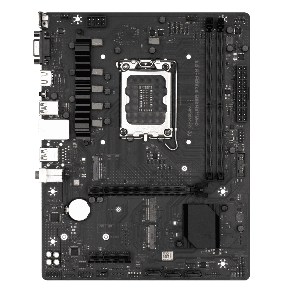 Материнская плата Maxsun MS-Challenger B760M-N D5, LGA 1700, Intel B760, 2xDDR 5, 2xM.2,