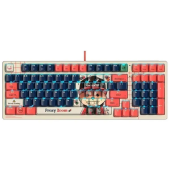 Клавиатура Bloody AT98 Proxy Boom SAVAGE [механическая, проводная, RGB подсветка, Bloody Alpha, белая]