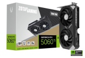 Видеокарта Zotac RTX 5060 Ti TWIN EDGE (ZT-B50620E-10M) [16 ГБ, GDDR7, 128 бит, HDMI, DisplayPort (3 шт)]