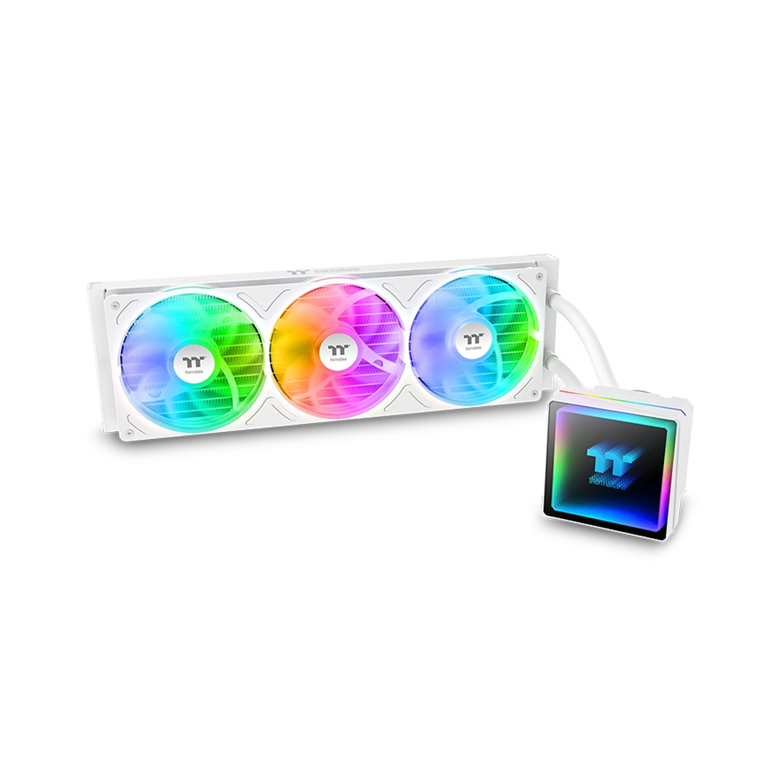 Система охлаждения Thermaltake TH360 V3 ARGB Sync Snow [120 x 120 мм, 2500 об/мин, 37.8 дБ, 4 pin]