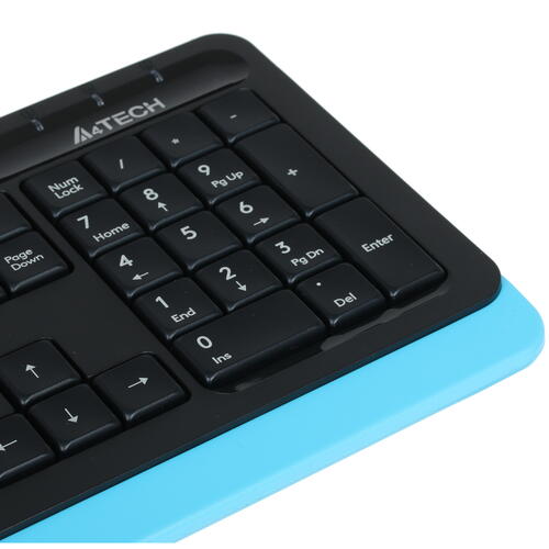 Клавиатура+мышь A4Tech Fstyler FG1010S-Blue [мембранная, беспроводная, черная]