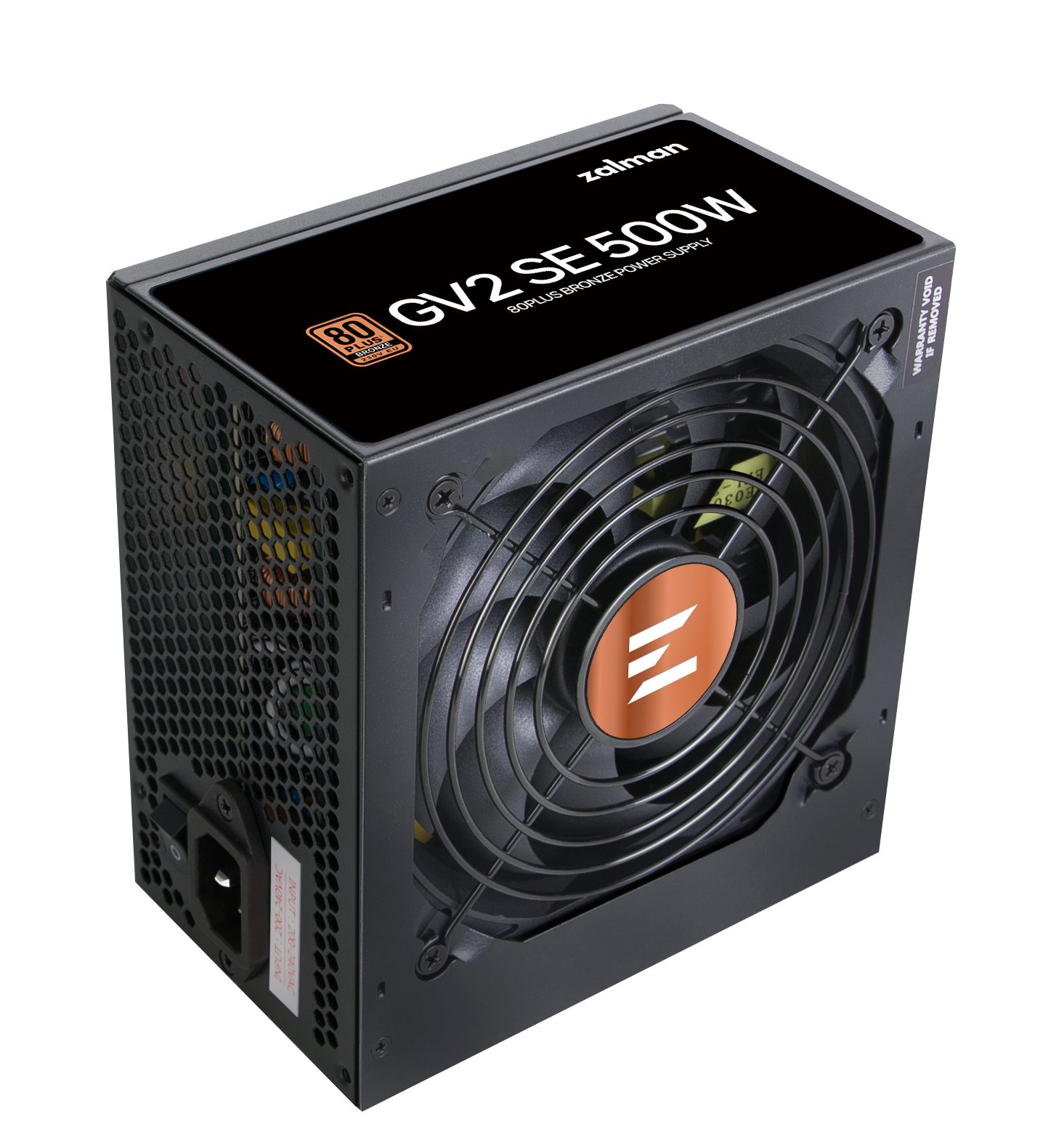 Блок питания Zalman ZM500-GV2SE [500 Вт, 80 PLUS Bronze, 6x SATA, 2 x 6+2 pin PCIe, 1x 4+4 pin CPU, EPS12V, ATX]
