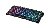Клавиатура Gravastar Mercury K1 Lite Transparent Black [Механическая, беспроводная, клавиш - 80, подсветка, черная]