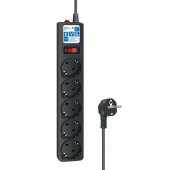 Сетевой фильтр Power Cube Куб SPG5-C5, 5м, Черный 5 розеток, 10A, Black