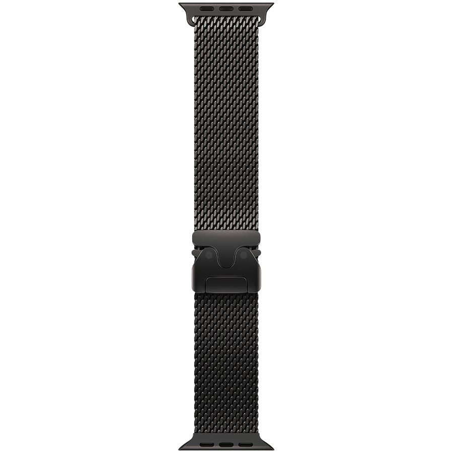 49mm Black Titanium Milanese Loop (MGHU4ZM/A) - Large