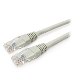 Патч-корд Cablexpert PP12-1M, серый Cable Patch cord UTP 5e-Cat 1 m