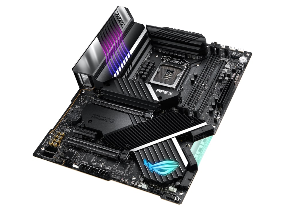Материнская плата ASUS ROG MAXIMUS XIII APEX, [LGA 1200, Z590, 2xDDR 4, 4xM.2, 2xPCI-E x16, Standard-ATX]