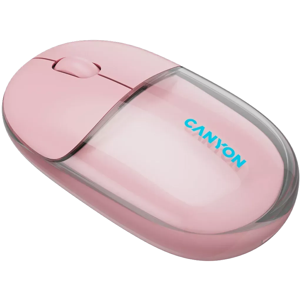 Мышь Canyon OnClick 24 (CNS-CMSW24P) [беспроводная, светодиодная, 1200 DPI, 125 Гц, розовый]