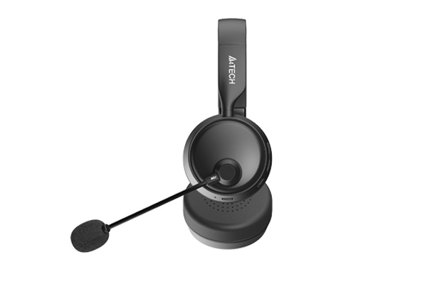 Наушники+микрофон A4tech Fstyler BH230 Black BT v5.3 черный