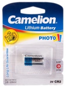 Батарейка, CAMELION, CR2-BP1, Lithium, 3V, 1 шт., Серебристый