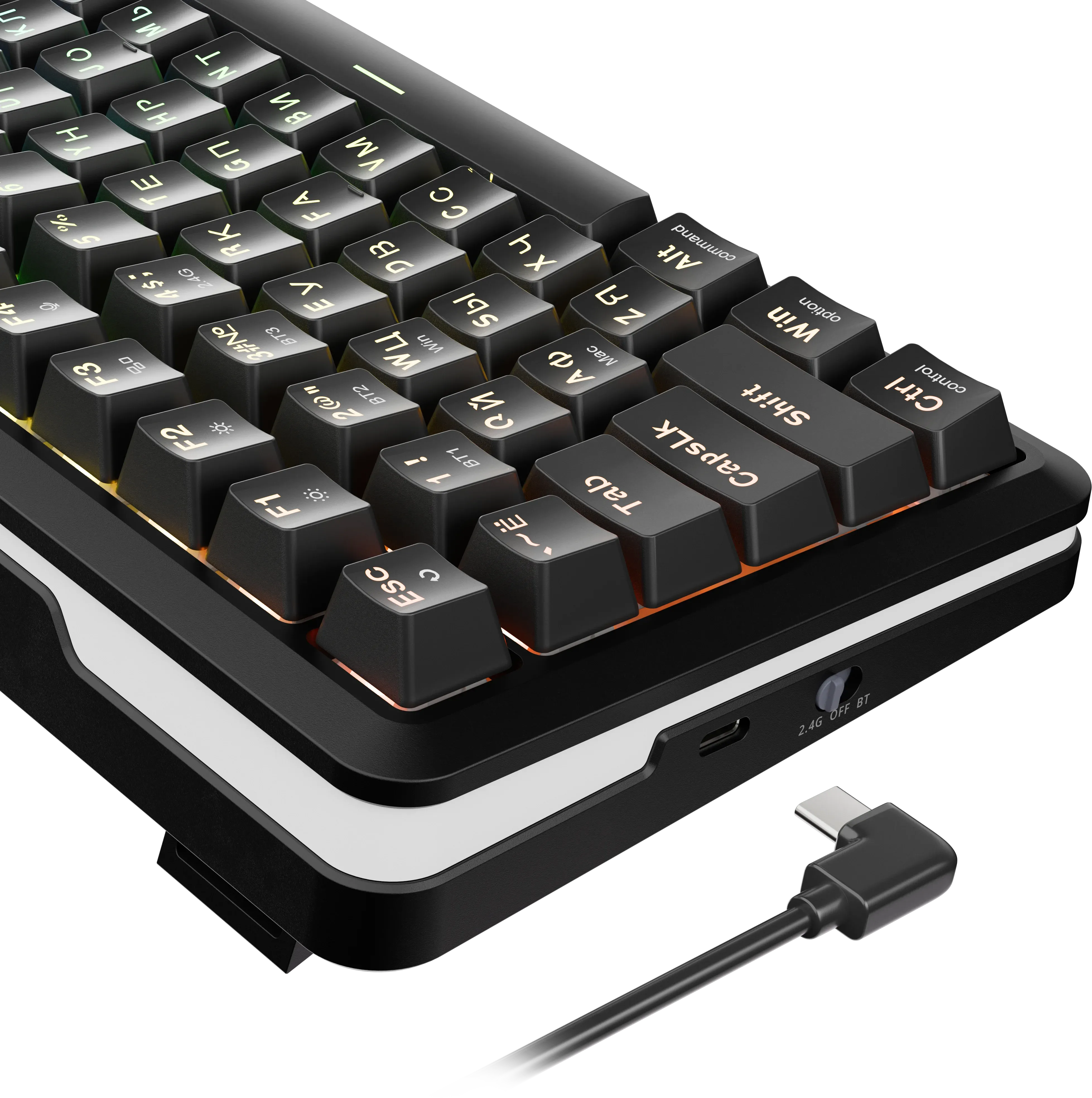 Клавиатура Redragon Flekact Pro (72535) [Механическая, беспроводная, клавиш - 81, подсветка, черная]