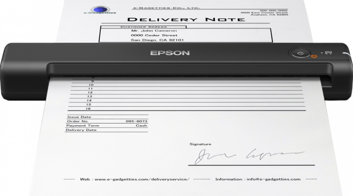 Сканер мобильный Epson WorkForce ES-50 B11B252401, А4, 5,5 сек/А4, питание от USB, 600 DPI x 600 DPI