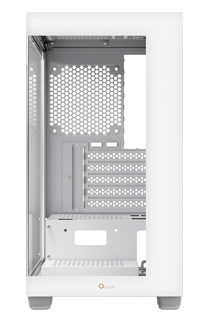 Корпус Ocypus Gamma C52 (Gamma-C52-WHD000XX-GL) [Mini Tower, белый]