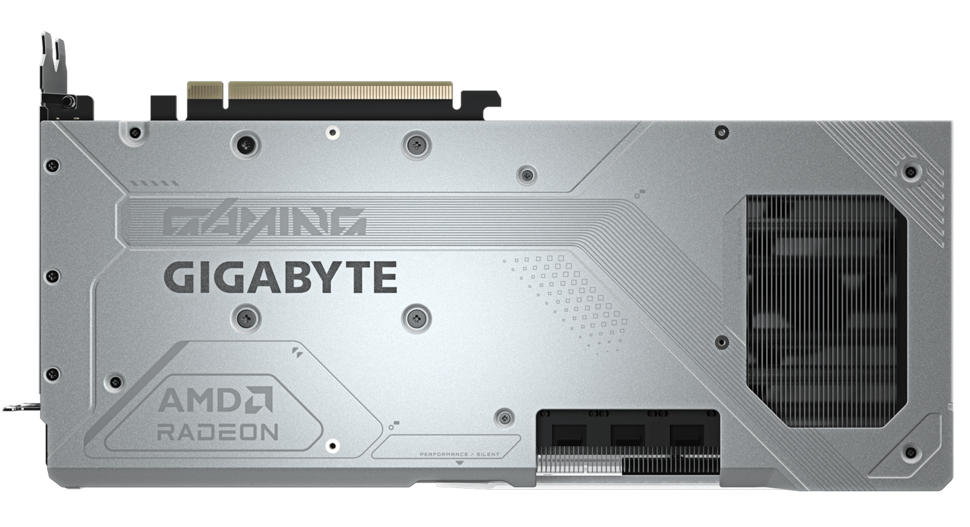 Видеокарта Gigabyte Radeon RX 9070 XT GAMING OC ICE 16G (GV-R907XGAMINGOCICE-16GD) [16 ГБ, GDDR6, 256 бит, HDMI (2 шт), DisplayPort (2 шт)]