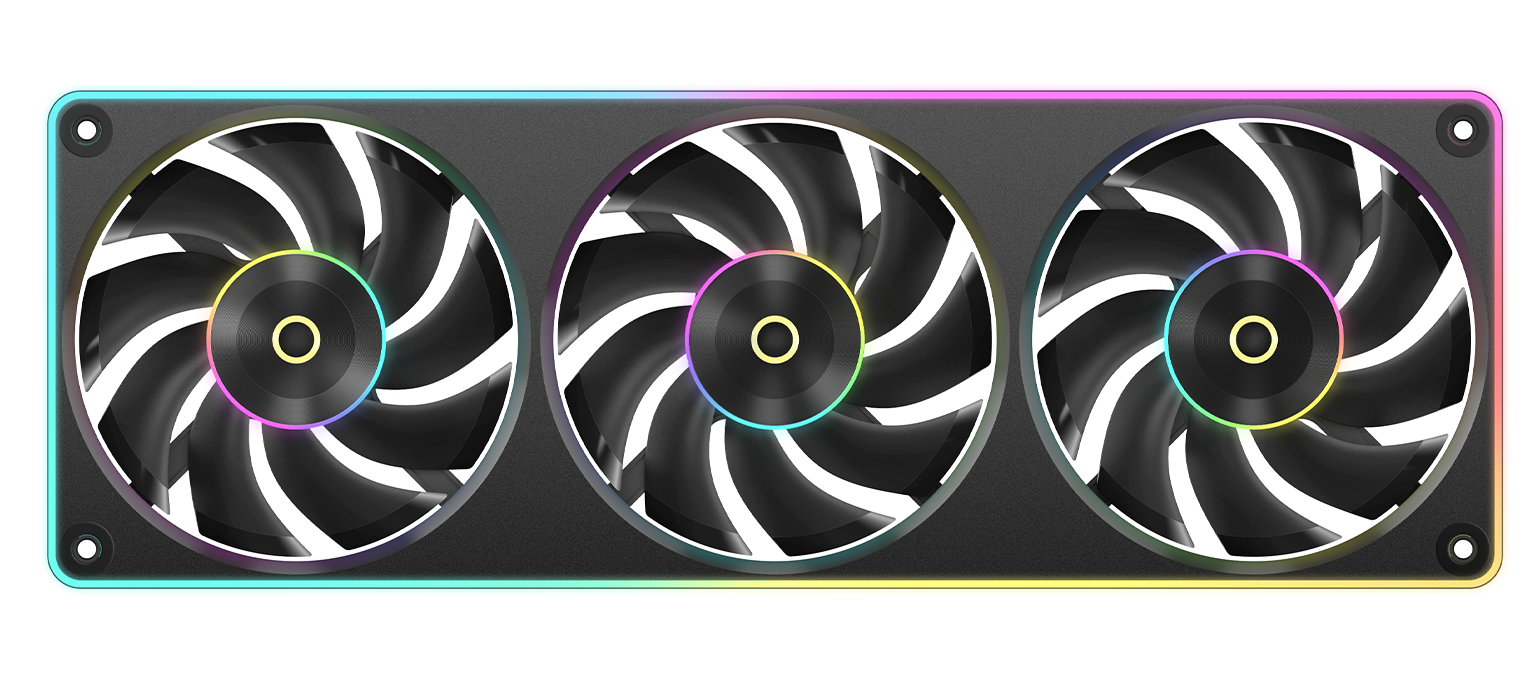 Комплект вентиляторов для корпуса Ocypus Sigma F36 BK ARGB [120 x 120 мм, 2200 об/мин, 82.5 CFM, 36 дБ, PWM]