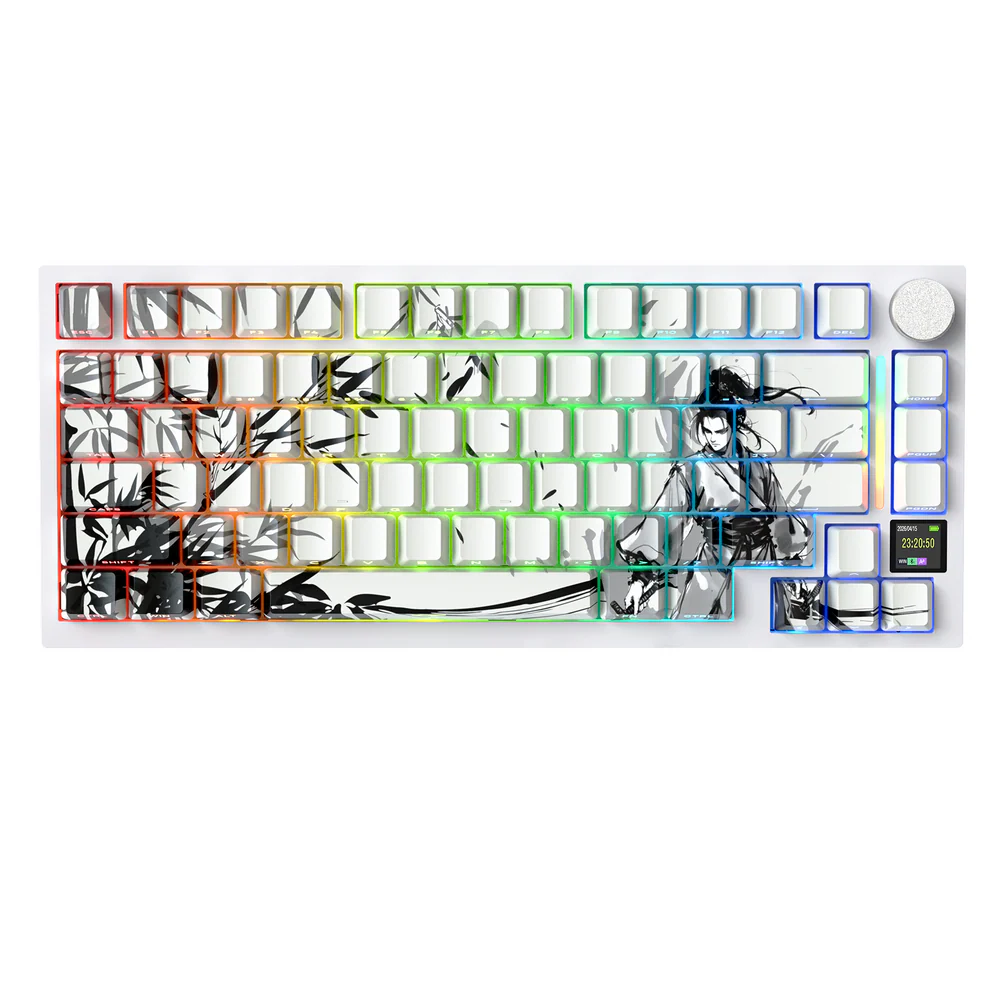 Клавиатура Attack Shark X820 Ultra Dark Warrior [Механическая, беспроводная, клавиш - 80, подсветка]
