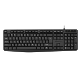 Клавиатура MeeTion K200 (K200 Black) [мембранная, проводная, черная]