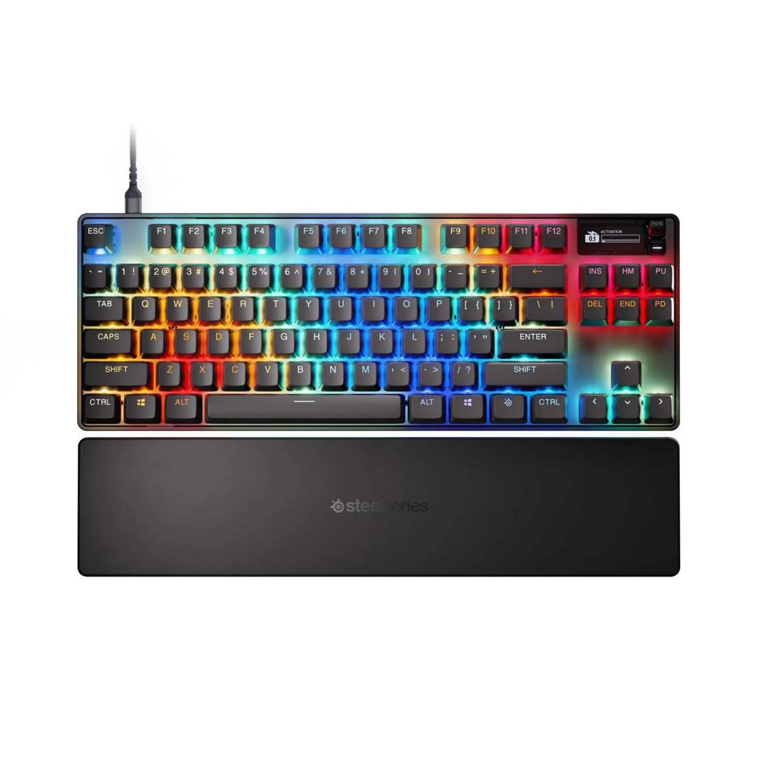 Клавиатура Steelseries Apex Pro TKL Gen 3 US (64740) [механическая, проводная, RGB подсветка, OmniPoint 3.0, черная]