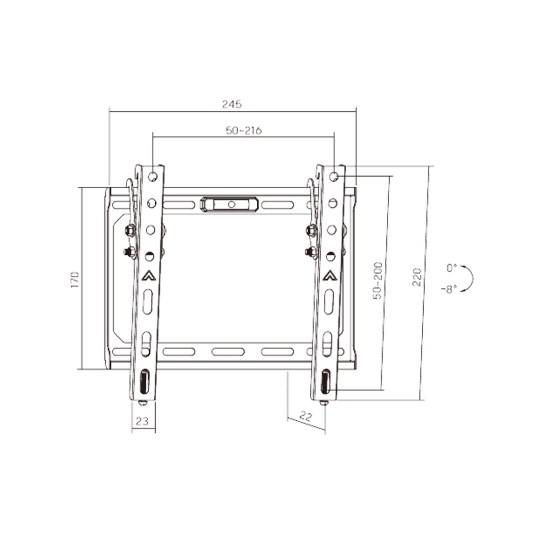 Кронштейн XG W-1343T для ТВ и мониторов 13"-43"