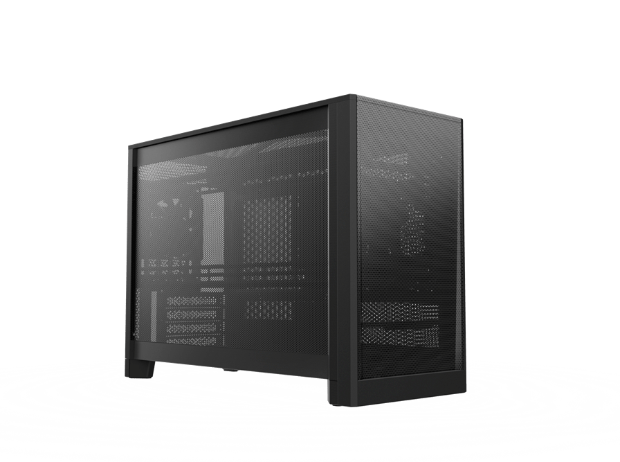 Корпус Montech TEN (B) Micro-ATX/Mini-ITX 2xUSB3.0 1xType-C 1xAudio Черный