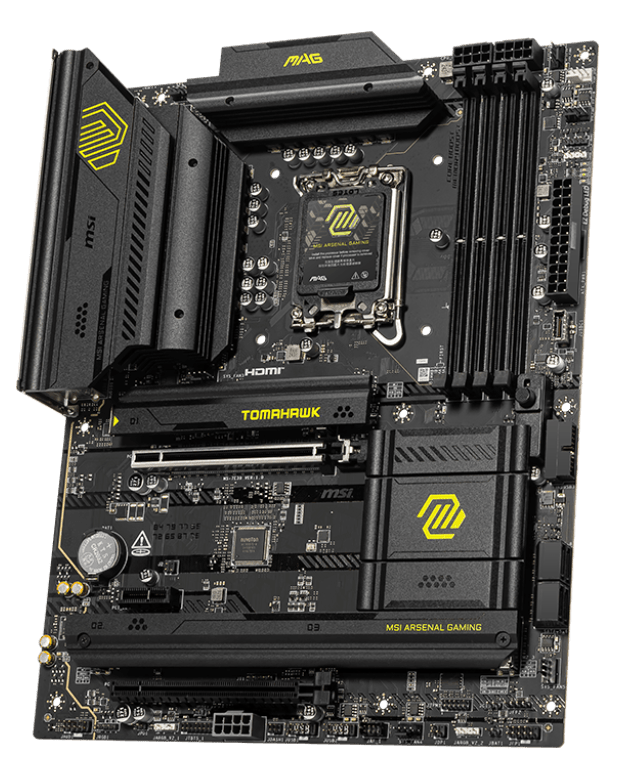 Материнская плата MSI MAG B860 TOMAHAWK WIFI [LGA 1851, Intel B860, 4xDDR 5, 3xM.2, 2xPCI-E x16, Standard-ATX]