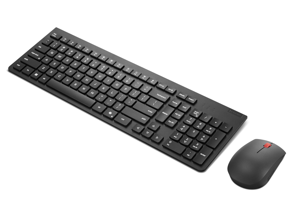Беспроводная клавиатура и мышь Lenovo Essential Wireless Combo Keyboard &amp; Mouse Gen2 (4X31R64498) [Мембранная, беспроводная, черная]