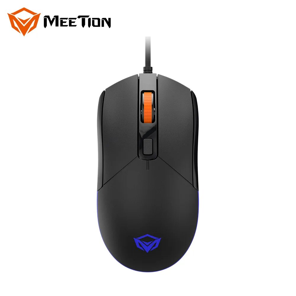 Комплект клавиатура MeeTion C490 [Мембранная, проводная, клавиш -, подсветка, черная]