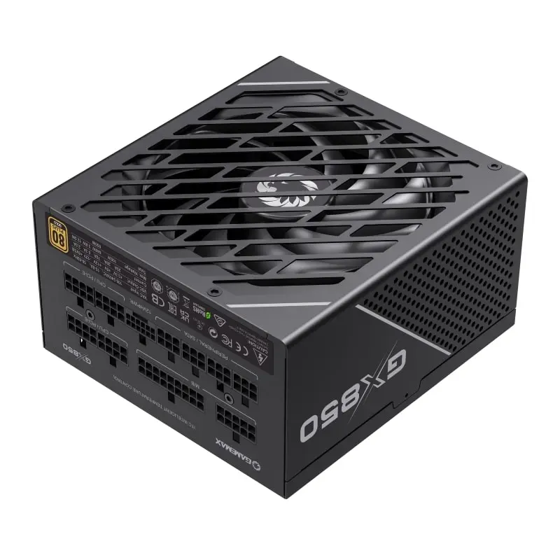 Блок питания GameMax GX-850 PRO BK [850 Вт, 80 PLUS Gold, 6x SATA, 4x 6+2 pin PCIe, 2x 4+4 pin CPU]