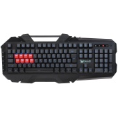 Клавиатура A4Tech Bloody B3590R [Механическо-мембранная, проводная, клавиш - 109, подсветка, черная]