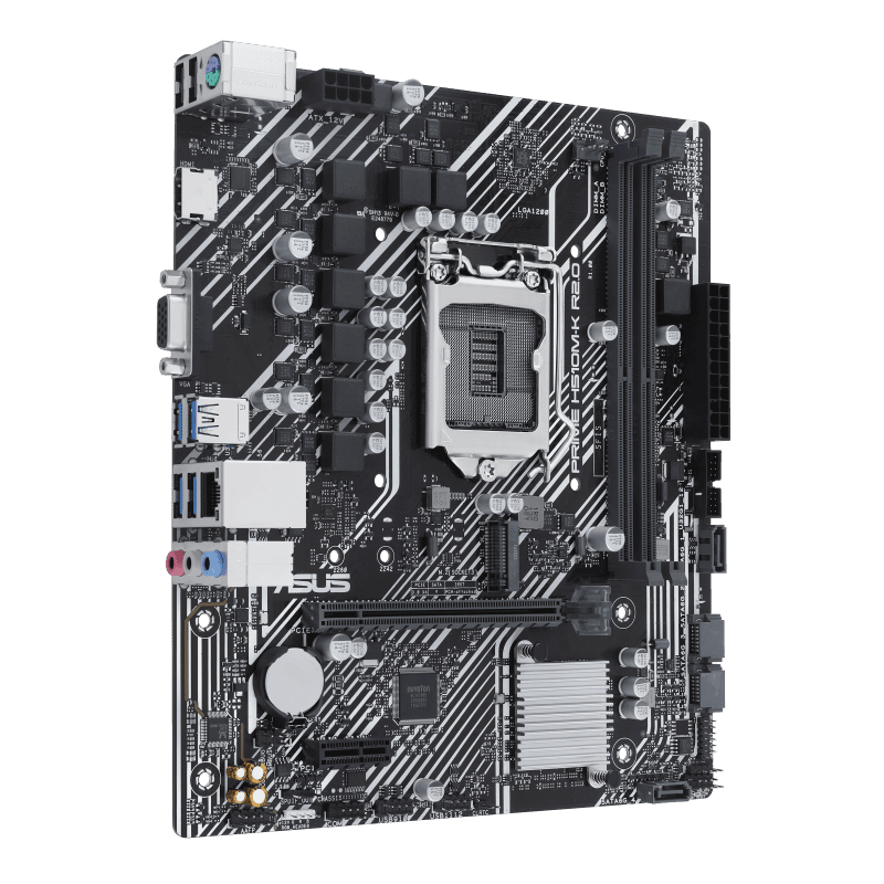 Материнская плата ASUS PRIME H510M-K R2.0 [LGA 1200, H470, 2xDDR 4, 1xM.2, 1xPCI-E x16, Micro-ATX] 