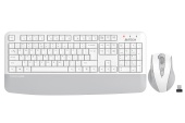 Клавиатура A4Tech FG2500S Plus White [Мембранная, беспроводная, белая]