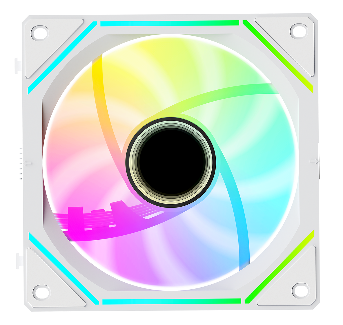 Вентилятор для корпуса Ocypus Gamma F12 UNI WH ARGB REVERSE BLADE [123 x 120 мм, 1800 об/мин, 53 CFM, 31 дБ, PWM]