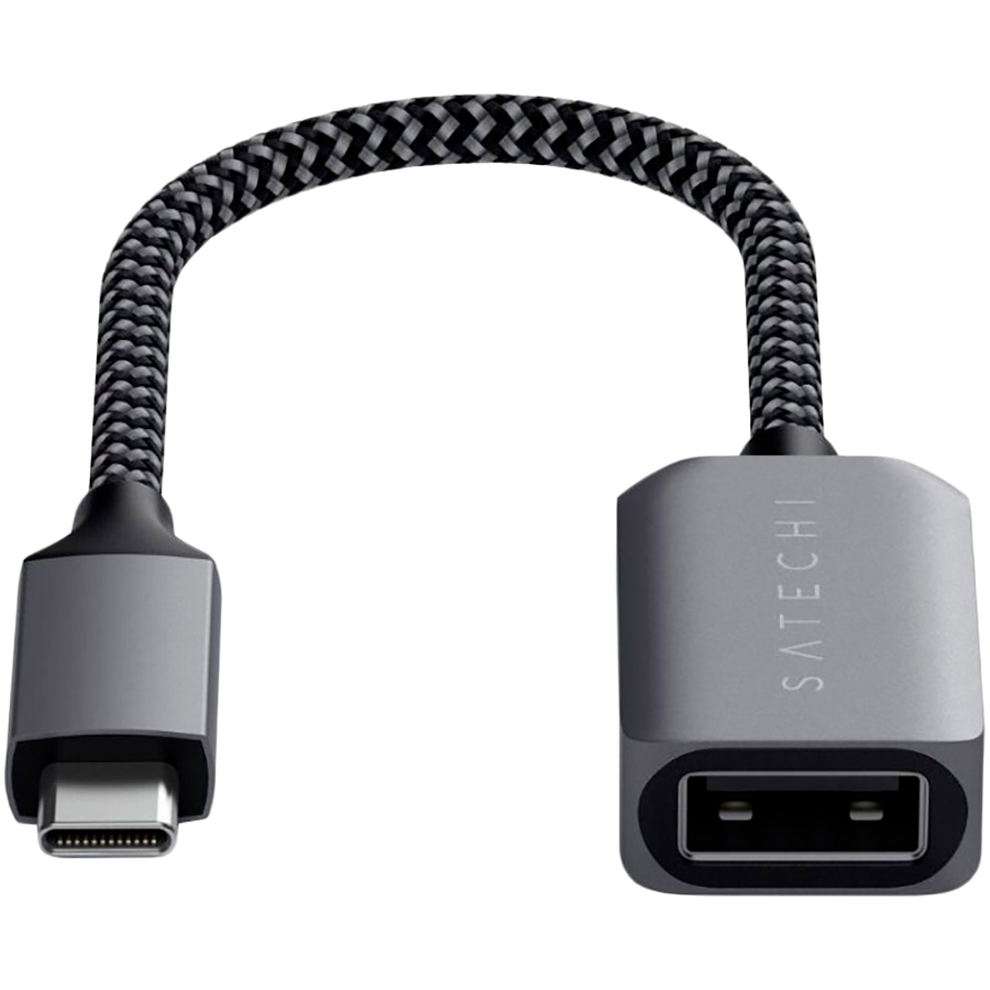 SATECHI USB-C to USB 3.0 Adapter Cable Space Gray